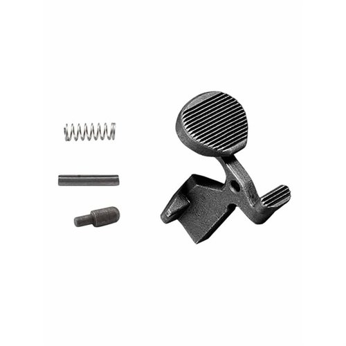 PADDLE Oversized Bolt Catch ensures fast, easy bolt manipulation with a textured grip, ideal for competition, hunting, and tactical use in cold weather.