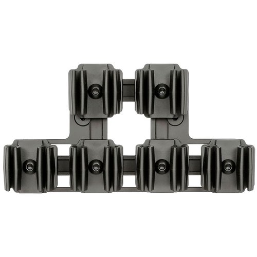 Získejte až 12 nábojů s LEVER GUN STOCK SHELL HOLDER PLATE od Midwest Industries, lehký design z 6061 hliníku, kompatibilní s 6 Universal Shell Holders.