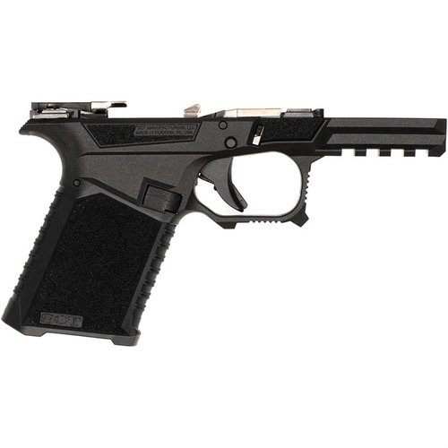 SCT 19 Overmold Frame offers a non-slip grip, aggressive ergonomics, and compatibility with Glock® parts, perfect for building reliable pistols.