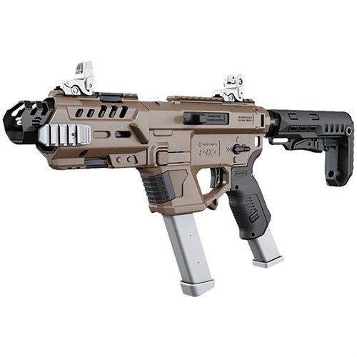 P-IX+ platform enhances Glock pistols with AR ergonomics, quick installation, multiple accessory options, and durable glass-reinforced polymer construction.