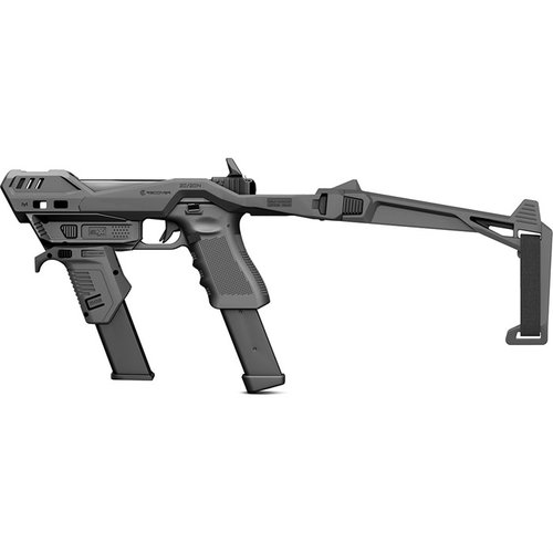 FG20 Angled Foregrip enhances control and stability for Recover Tactical 20/20 stabilizers, featuring lightweight glass-reinforced polymer and quick installation.