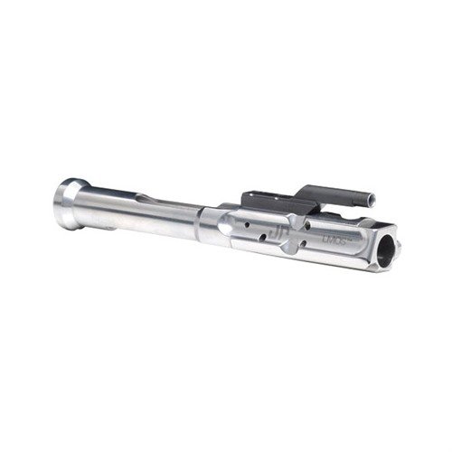 JP LMOS™ Bolt Carrier offers smooth cycling, enhanced reliability, and a polished stainless finish, perfect for tactical applications and less wear.