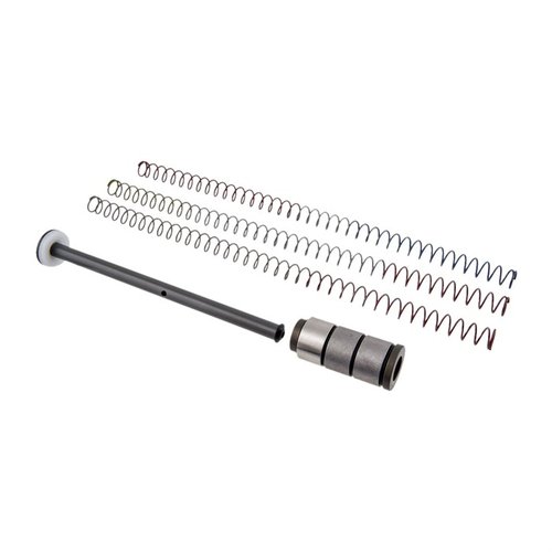 Gen 2 Silent Captured Spring reduces noise and friction, fits M4 and fixed stocks, offers custom tuning, and enhances performance for AR-10 and AR-15 models.