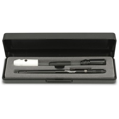 BORE BRIGHT LED light illuminates your bore for clear inspection of fouling and pitting, with hands-free viewing and a flexible adapter for hard-to-reach spots.