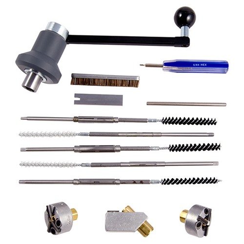 Precision Reamers Muzzle Crown Refacing Kit allows quick, lathe-free crown cutting for rifles and handguns, enhancing accuracy with easy-to-use pilots and cutters.