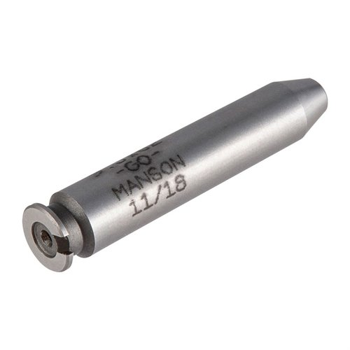 Ensure firearm safety with Manson Precision Headspace Gauges, crafted from hardened steel for accuracy, durability, and a wide range of calibers.