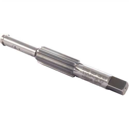 Rychlá a přesná instalace choke trubek pomocí Manson Precision reameru a tapu, ideální pro 12 a 20 gauge, s vyměnitelnými pilotními bushings.