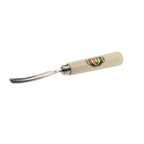 TWO CHERRIES Chisel features hardened German steel for exceptional sharpness and durability, with a sturdy hornbeam handle that resists splitting.