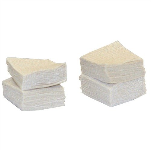 100% cotton MIL-SPEC gun cleaning patches, 1.25
