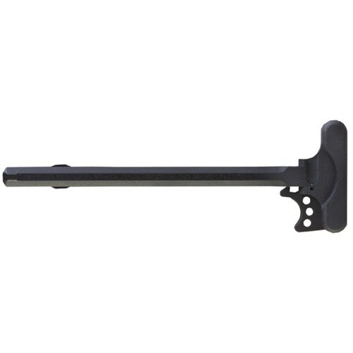 Precision Reflex Gas Buster Charging Handle deflects gas blowback, offers secure latching, and is made from durable 7075 T6 aluminum for reliable performance.