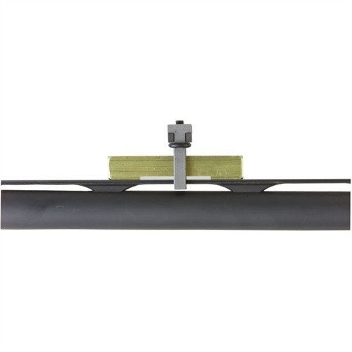 MURRAYS VENT RIB TOOL quickly straightens dented shotgun vent ribs in minutes, featuring a non-marking brass bridge and self-adjusting steel jaws for easy use.