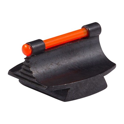 Precision-made steel sights with a polished blue finish, featuring GLOW optics in orange or green, perfect for enhancing accuracy on your rifle.