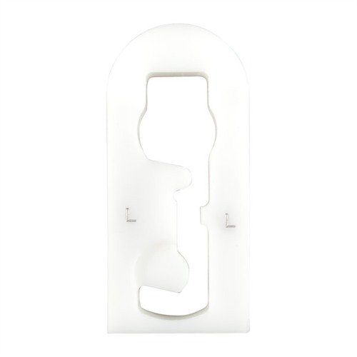 Zabraňuje prohýbání rámu revolveru díky přesně tvarovaným vložkám, které rovnoměrně rozkládají síly, s možností jemného nastavení pro každou zbraň.