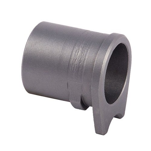 MGW 1911 Barrel Bushing offers easy installation with Drop-In or Oversized options, made from durable 4340 CM or 416 Stainless steel for reliable performance.