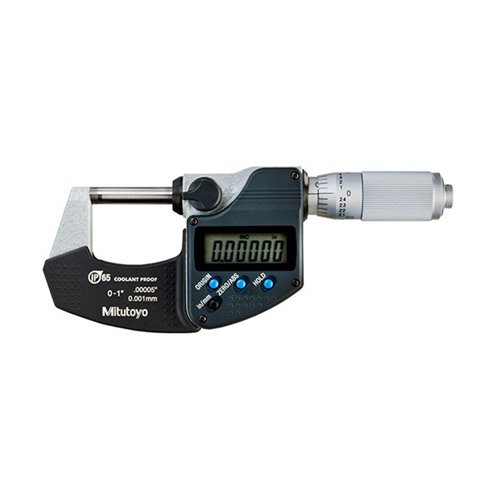 Mitutoyo Digimatic Electronic Outside Micrometer offers precise 0-1
