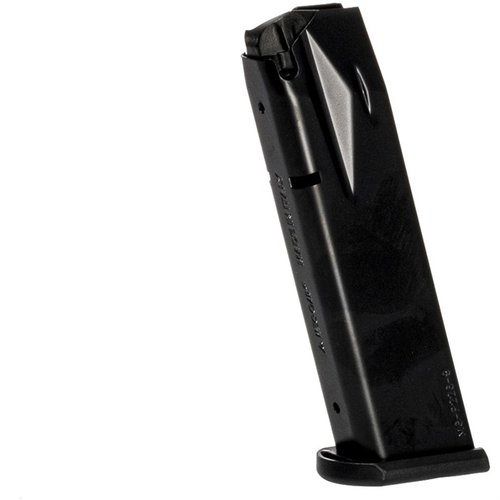 MEC-GAR SIG P226 9MM magazines are made from durable carbon steel, TIG welded, and heat treated, ensuring reliability and performance for your firearm.