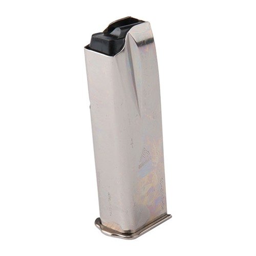 MEC-GAR BROWNING HI-POWER 9MM MAGAZINES offer durable, seamless carbon steel construction, TIG welded for strength, ensuring reliable performance with a 15-round capacity.