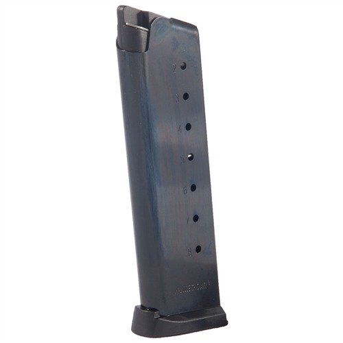 MEC-GAR 1911 .45 ACP magazines offer expert craftsmanship, reliable function, and durable carbon steel construction for optimal performance and longevity.