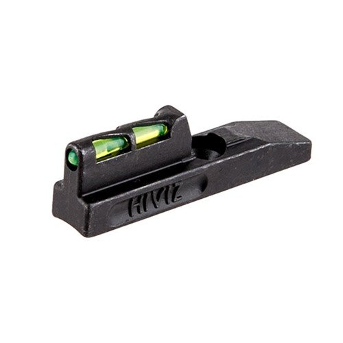 HIVIZ LITEWAVE front sight enhances Ruger MK II/III and Buckmark pistols with a durable design, maximizing light exposure for the brightest aiming experience.
