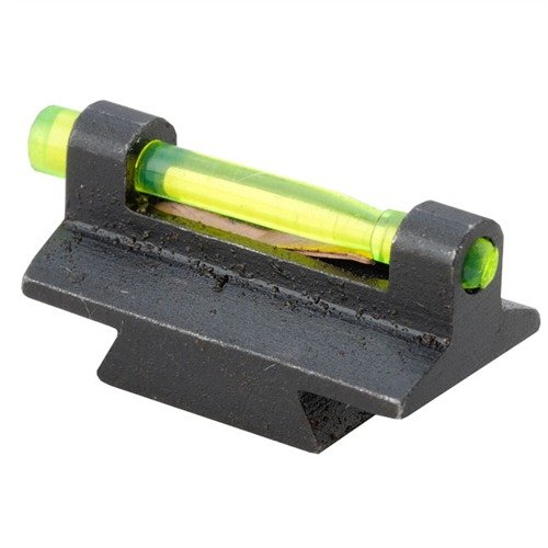 RIFLE FIBER OPTIC FRONT SIGHT features six interchangeable rods for optimal visibility in various light conditions, enhancing target acquisition with vibrant colors.