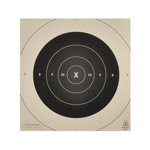 B-6 (CP) 50 Yard Slow Fire Repair Center Targets offer a durable 10½