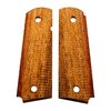 Upgrade your 1911 with genuine Philippine Mahogany grips, offering beauty, enhanced grip for smaller hands, and a striking contrast with your firearm's finish.