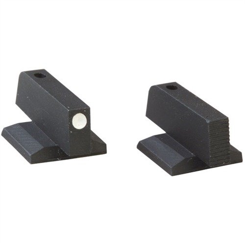 CNC machined steel dovetail front sight with a .075