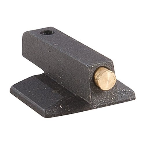 Novak's CNC machined steel dovetail front sight features a gold bead for quick target acquisition and a snag-free design for smooth holster presentation.