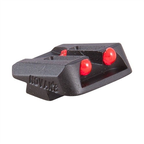 Precision machined, snag-free steel fiber optic rear sights for GLOCK® ensure quick target acquisition in all light conditions, featuring .060