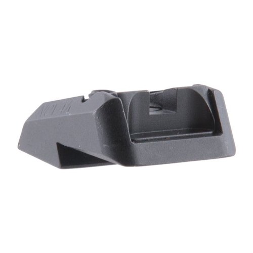 Novak LoMount® 1911 rear sight offers screw adjustment for elevation and windage, enhancing durability and reliability with a simple installation process.