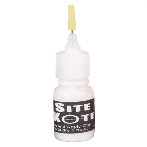 SITE KOTE allows instant sight color changes, enhances focus, and dries flexible to resist chipping, ensuring lasting performance for all shooters.