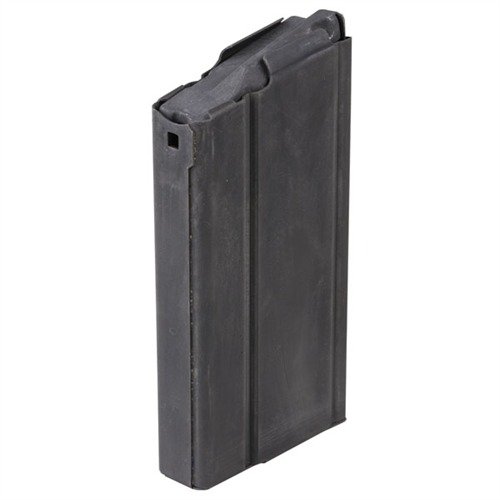 Rugged steel body magazine with 20-round capacity, designed for reliable operation and easy cleaning, perfect for competition and tactical use.