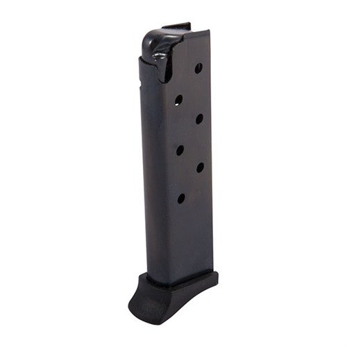 Durable BERSA 383A 7RD .380 ACP magazine made from high carbon steel, featuring chrome silicon springs and unbreakable nylon polymer for ultimate reliability.
