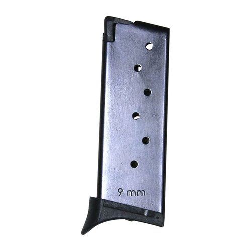 Ruger LC9 steel magazines offer reliable 7 or 10-round capacity, durable heat-treated carbon steel, and corrosion-resistant black-oxide finish for optimal performance.