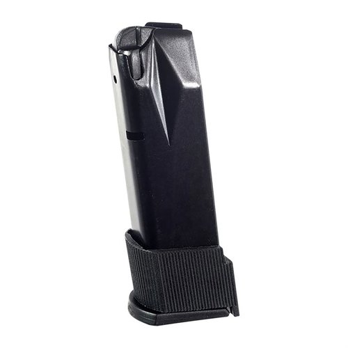 Enhance your Taurus PT111 G2 with durable 15-round steel magazines, featuring heat-treated carbon steel and a corrosion-resistant finish for reliable performance.