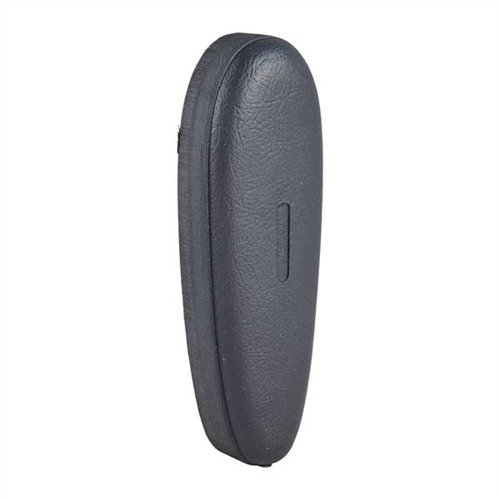 Elegant OLD ENGLISH RECOIL PADS by PACHMAYR feature smooth sides, rounded edges, and a solid black base, perfect for enhancing fine guns.