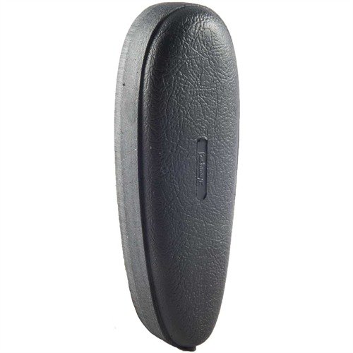 Elegant OLD ENGLISH RECOIL PADS by PACHMAYR feature smooth sides, rounded edges, and a solid black base, perfect for fine guns and enhanced comfort.