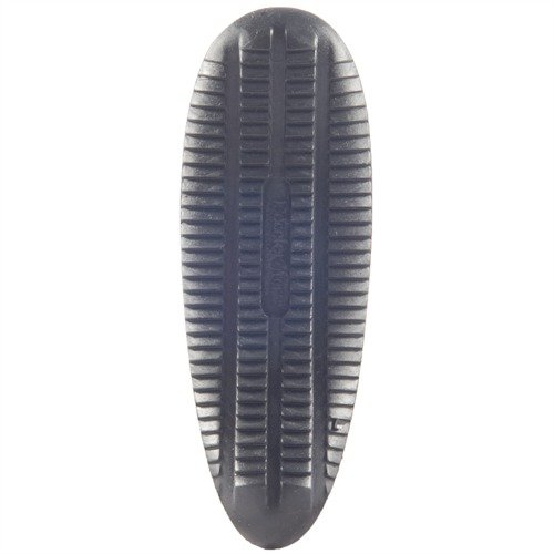 D550 Decelerator Recoil Pad offers superior recoil absorption with a smooth, solid black design, perfect for trap shooting enthusiasts seeking comfort and stability.