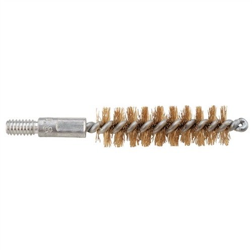 HOPPES Bore Brushes feature phosphor bronze bristles and durable shanks, perfect for effective cleaning of handguns, rifles, and shotguns with standard threads.