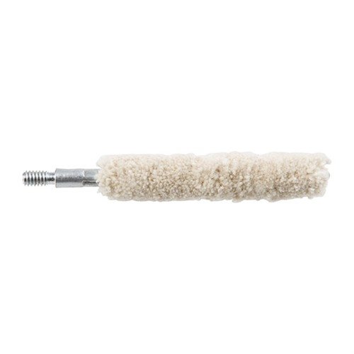 HOPPES Handgun & Shotgun Cotton Cleaning Swabs are soft, absorbent, and designed for easy fouling removal and lubricant application with 8-32 and 5⁄16