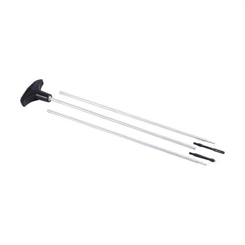 CLEANING RODS from HOPPES feature durable aluminum and steel construction, swiveling handles, and compatibility with various calibers for effective firearm maintenance.