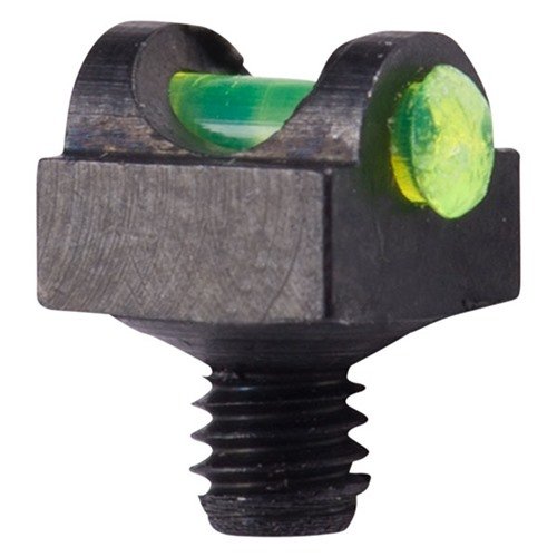 EXPERT FIBER OPTIC SHOTGUN SIGHT offers easy installation with a bright green fiber optic for enhanced visibility, featuring a 3/32 shank and 3-56 thread.