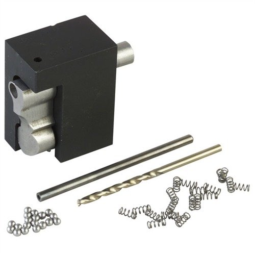 Securely align and drill your S&W K, L, and N Frame revolvers with the CRANE BALL DRILLING FIXTURE, ensuring precise hole placement and superior lock-up strength.