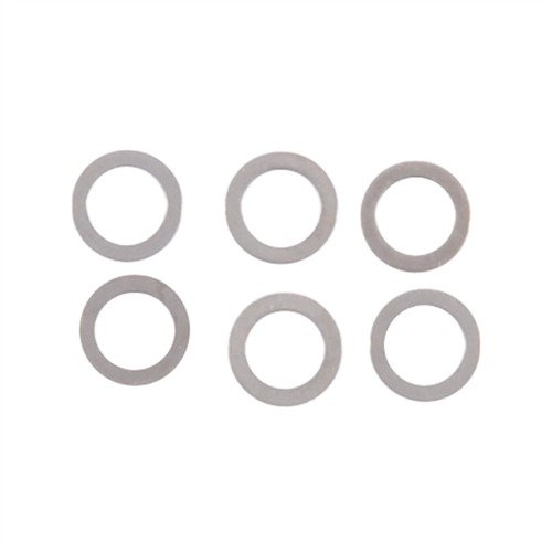 Precision-manufactured shims for 1911 Auto eliminate unwanted play, ensuring a smooth trigger pull without replacing parts; fits Colt and clones.