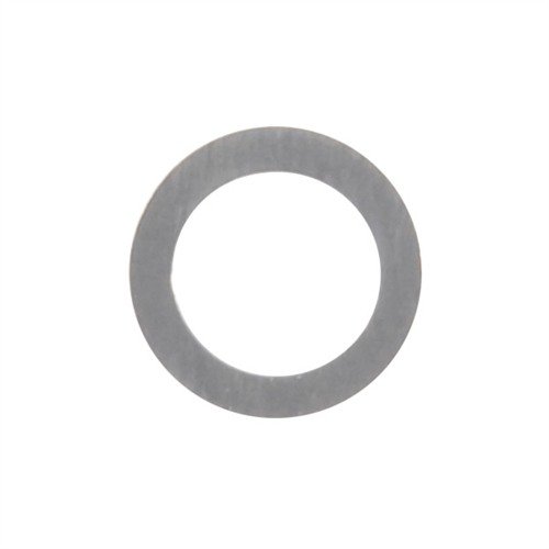 Tempered stainless steel shims for AR-15/M16 eliminate play between upper/lower receivers and trigger components, enhancing accuracy and reducing noise.