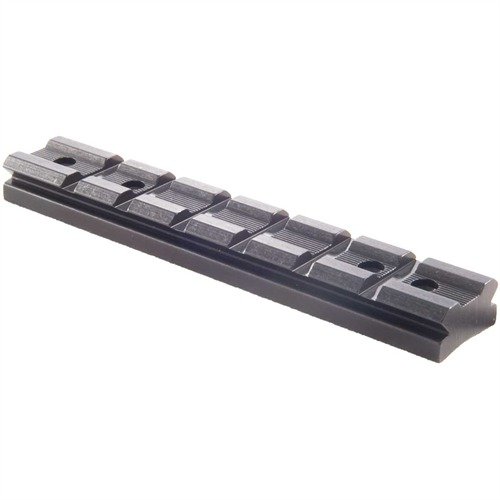 RUGER® 10/22® Receiver Mount allows quick attachment to your rifle, featuring six slots for versatile scope options, finished in durable black or silver.