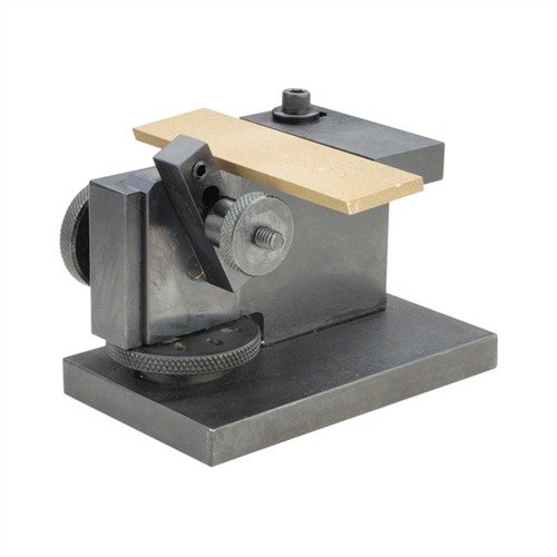 Achieve precise, repeatable stoning of semi-auto hammers and sears for a crisp trigger pull with the adjustable SERIES II Stoning Fixture from POWER CUSTOM.