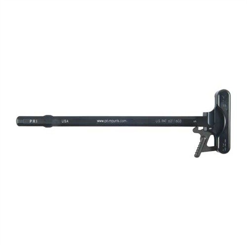 Extra-thick 308 AR Gas Buster Charging Handle features a gas deflection groove, extended latches for quick jam clearing, and a combat latch for easy handling.
