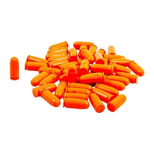 SAF-T-TRAINERS 9mm Makarov dummy rounds are brightly colored for safety, ensuring no confusion with live ammo, ideal for Immediate Action training.