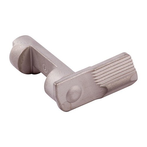 Upgrade your SIG with the TAKE DOWN LEVER, NICKEL, TWO TONE for enhanced durability and style, fitting multiple models including P220, P226, and P229.